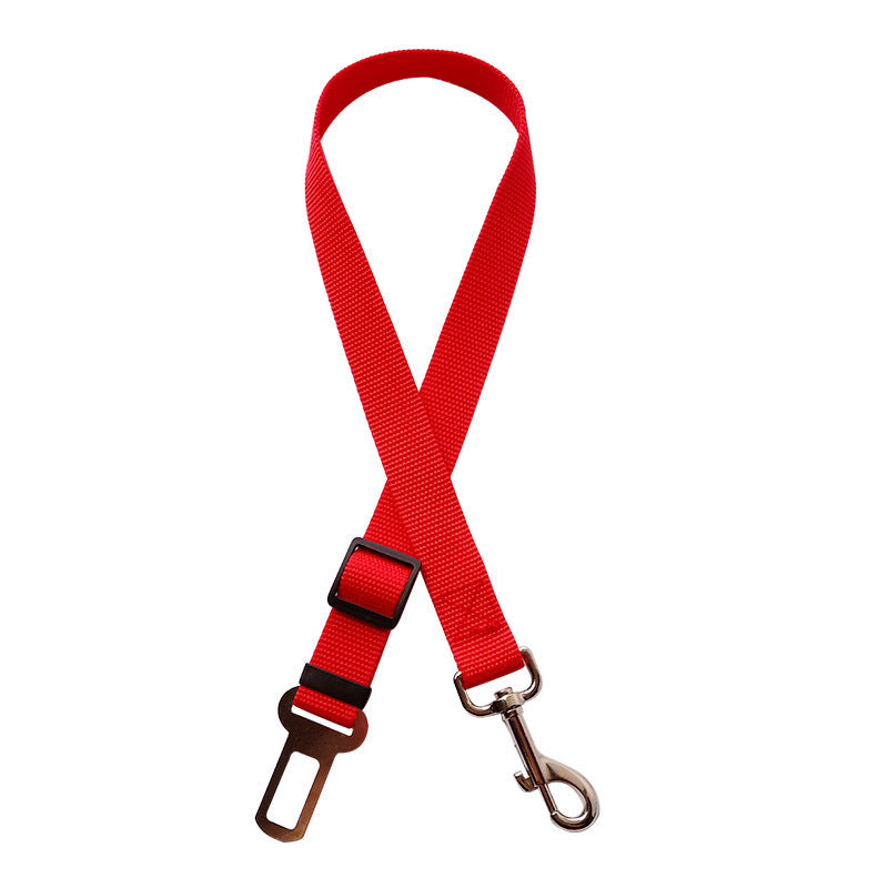 Adjustable Pet Seat Belt for Dogs & Cats - Car Safety Harness Lead